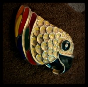 Rare Vintage Mimi din parrot buckle